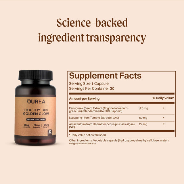 Ourea golden glow capsules